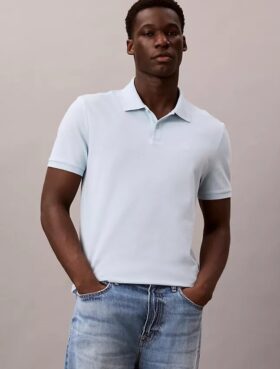 Polo clásico de piqué de algodón