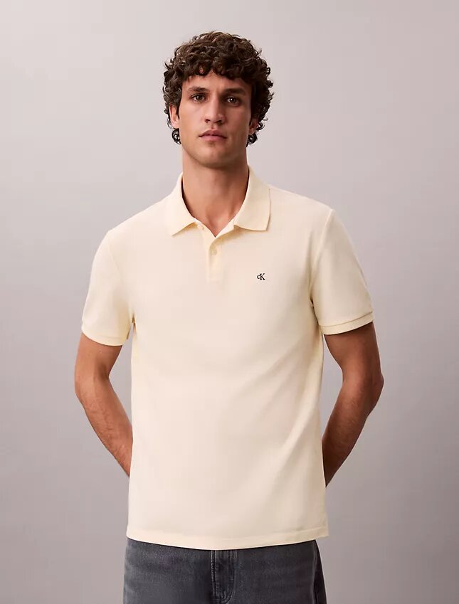 Polo clásico de piqué de algodón Polo clásico de piqué de algodón