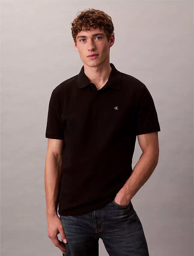Polo clásico de piqué de algodón Polo clásico de piqué de algodón
