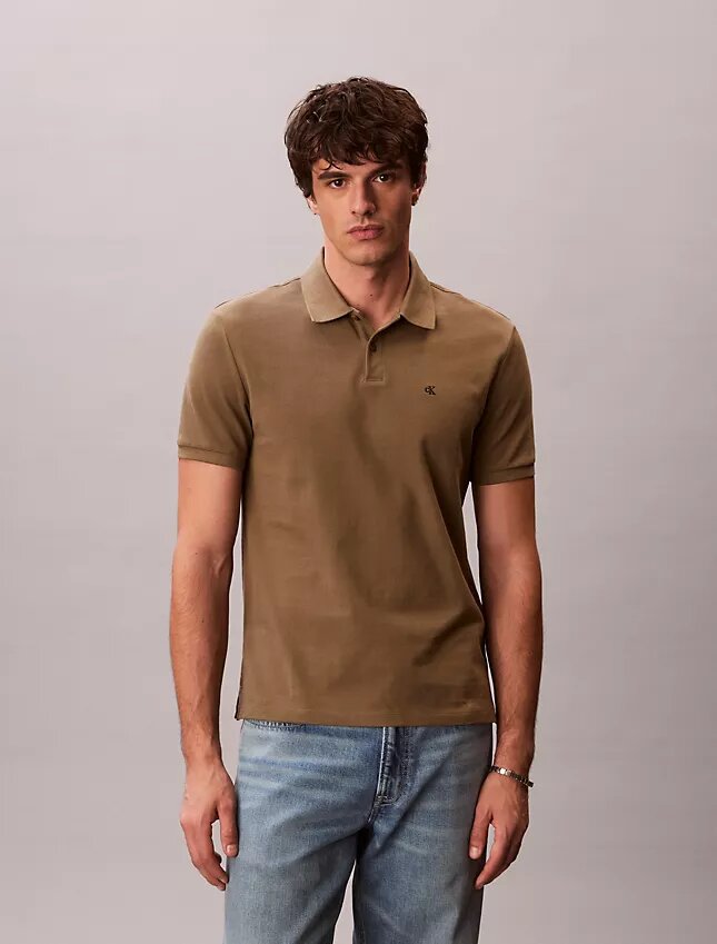 Polo clásico de piqué de algodón Polo clásico de piqué de algodón