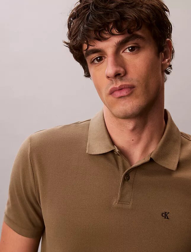 Polo clásico de piqué de algodón Polo clásico de piqué de algodón