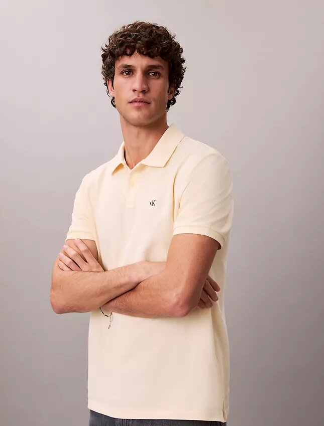 Polo clásico de piqué de algodón Polo clásico de piqué de algodón