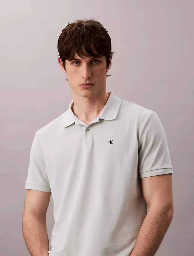 Polo clásico de piqué de algodón Polo clásico de piqué de algodón