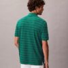 Polo clásico de rayas de piqué de algodón Polo clásico de rayas de piqué de algodón