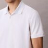 Polo con cuello de piqué en bloques de color