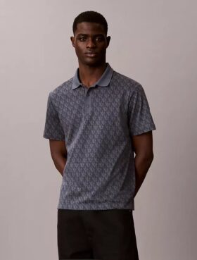 Polo con estampado integral Liquid Touch