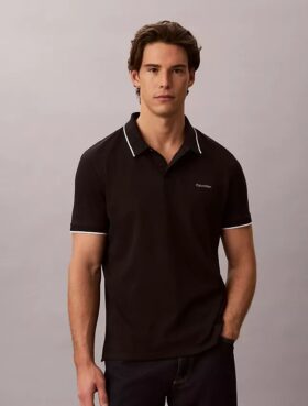 Polo con ribetes Liquid Touch