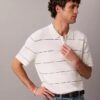 Polo de algodón a rayas