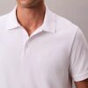 Polo de mezcla de algodón liso con Monogram Polo de mezcla de algodón liso con Monogram