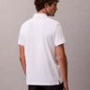 Polo de mezcla de algodón liso con Monogram Polo de mezcla de algodón liso con Monogram