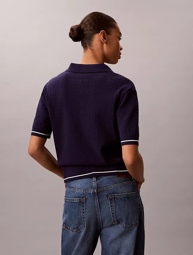 Polo de punto trenzado Monologo Polo de punto trenzado Monologo
