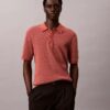 Polo de punto waffle de algodón suave Polo de punto waffle de algodón suave