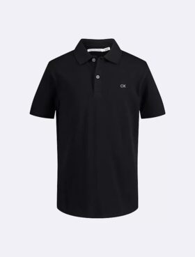 Polo liso de micro piqué para niños