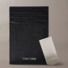 Portatarjetas Saffiano refinado + pinza para billetes