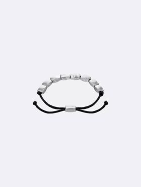 Pulsera de cuentas con forma rectangular orgánica