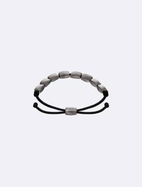 Pulsera de cuentas con forma rectangular orgánica