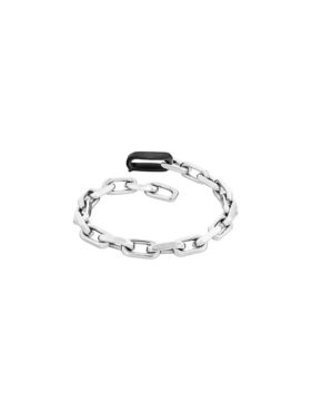 Pulsera de eslabones esculpidos