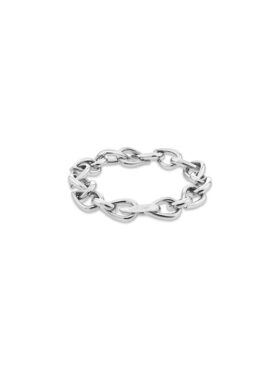 Pulsera de eslabones esculturales
