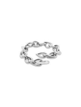 Pulsera de eslabones esculturales