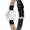 Reloj con bisel contorneado, esfera ovalada y correa de piel Reloj con bisel contorneado, esfera ovalada y correa de piel