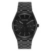 Reloj con brazalete de eslabones multifunción