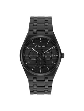 Reloj con brazalete de eslabones multifunción