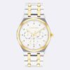 Reloj con brazalete de eslabones multifunción