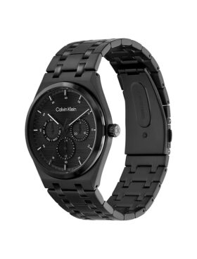 Reloj con brazalete de eslabones multifunción
