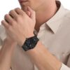 Reloj con brazalete de eslabones multifunción
