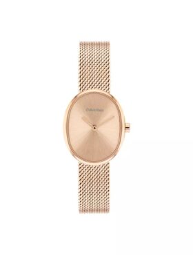 Reloj con brazalete de malla redonda