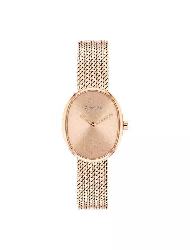 Reloj con brazalete de malla redonda Reloj con brazalete de malla redonda