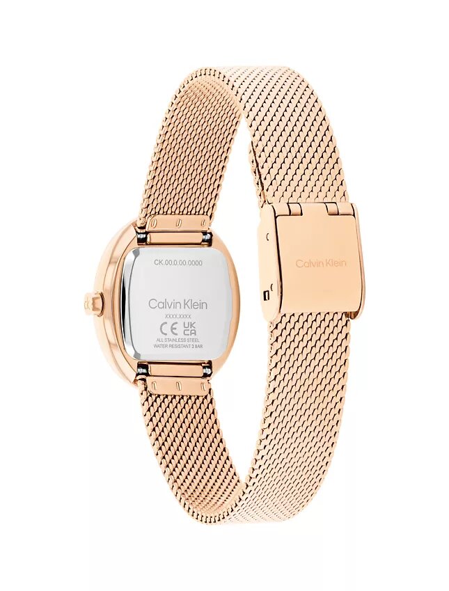 Reloj con brazalete de malla redonda Reloj con brazalete de malla redonda