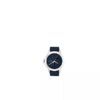 Reloj con esfera con emblema y correa de piel Reloj con esfera con emblema y correa de piel