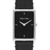 Reloj con esfera rectangular y correa de piel Reloj con esfera rectangular y correa de piel