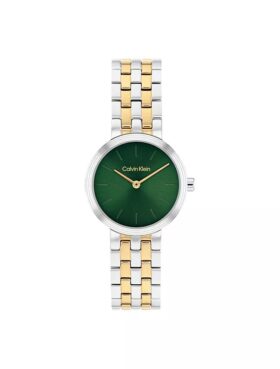 Reloj con esfera refinada y brazalete de eslabones