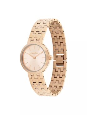 Reloj con esfera refinada y brazalete de eslabones