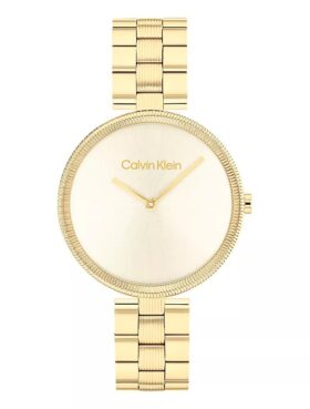 Reloj con pulsera de eslabones minimalistas