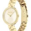 Reloj con pulsera de eslabones minimalistas