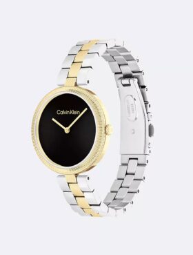 Reloj con pulsera de eslabones minimalistas