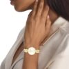 Reloj con pulsera de eslabones minimalistas