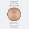 Reloj de 32 mm con brazalete de eslabones integrados minimalista Reloj de 32 mm con brazalete de eslabones integrados minimalista