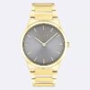 Reloj de 32 mm con brazalete de eslabones integrados minimalista Reloj de 32 mm con brazalete de eslabones integrados minimalista