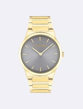Reloj de 32 mm con brazalete de eslabones integrados minimalista