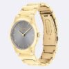 Reloj de 32 mm con brazalete de eslabones integrados minimalista Reloj de 32 mm con brazalete de eslabones integrados minimalista