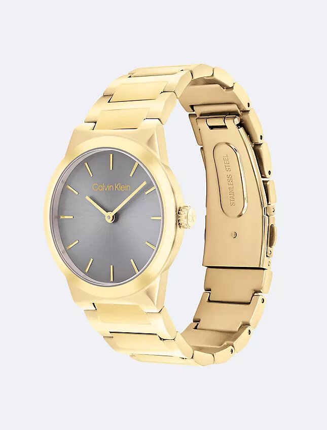 Reloj de 32 mm con brazalete de eslabones integrados minimalista Reloj de 32 mm con brazalete de eslabones integrados minimalista