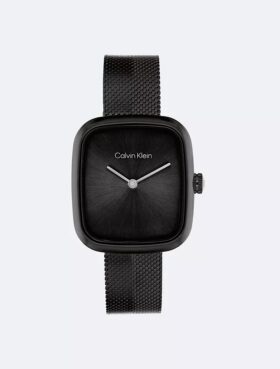 Reloj de malla curvada