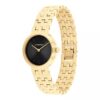 Reloj moderno con esfera y brazalete de eslabones