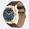 Reloj multifunción con correa de piel Reloj multifunción con correa de piel