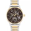 Reloj multifunción con esfera expuesta y brazalete de eslabones Reloj multifunción con esfera expuesta y brazalete de eslabones