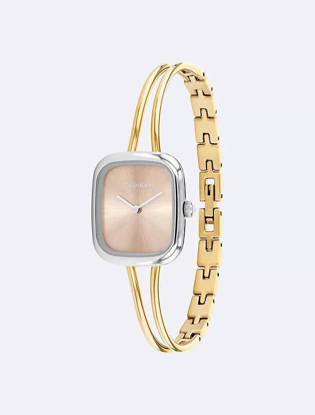 Reloj tipo brazalete con esfera cepillada Reloj tipo brazalete con esfera cepillada